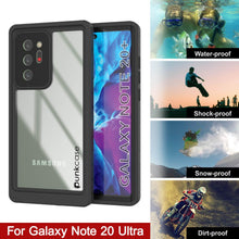 Load image into Gallery viewer, Galaxy Note 20 Ultra Waterproof Case, Punkcase Studstar Clear Thin Armor Cover (Color in image: light green)
