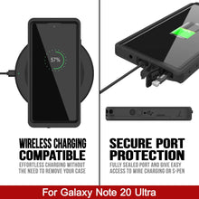 Load image into Gallery viewer, Galaxy Note 20 Ultra Waterproof Case, Punkcase Studstar Light Green Thin Armor Cover (Color in image: clear)
