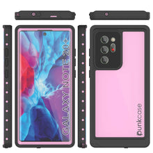 Load image into Gallery viewer, Galaxy Note 20 Ultra Waterproof Case, Punkcase Studstar Pink Thin Armor Cover (Color in image: red)

