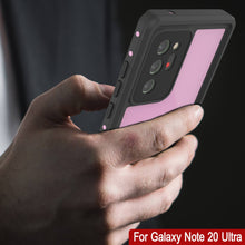 Load image into Gallery viewer, Galaxy Note 20 Ultra Waterproof Case, Punkcase Studstar Pink Thin Armor Cover (Color in image: white)
