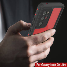 Load image into Gallery viewer, Galaxy Note 20 Ultra Waterproof Case, Punkcase Studstar Red Series Thin Armor Cover (Color in image: white)
