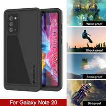 Load image into Gallery viewer, Galaxy Note 20 Waterproof Case, Punkcase Studstar Black Thin Armor Cover (Color in image: red)
