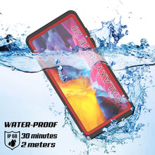 Load image into Gallery viewer, Galaxy Note 20 Waterproof Case, Punkcase Studstar Red Series Thin Armor Cover (Color in image: black)
