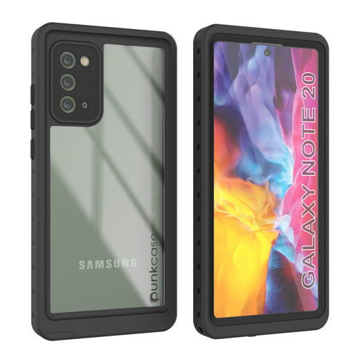 Galaxy Note 20 Waterproof Case, Punkcase Studstar Clear Thin Armor Cover (Color in image: clear)