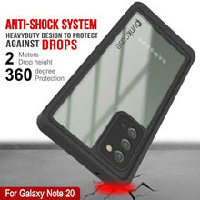 Load image into Gallery viewer, Galaxy Note 20 Waterproof Case, Punkcase Studstar Clear Thin Armor Cover (Color in image: teal)

