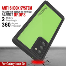Load image into Gallery viewer, Galaxy Note 20 Waterproof Case, Punkcase Studstar Light Green Thin Armor Cover (Color in image: pink)
