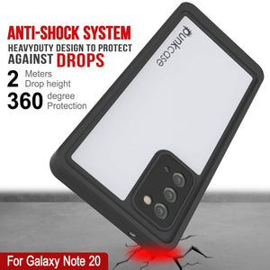 Galaxy Note 20 Waterproof Case, Punkcase Studstar White Thin Armor Cover (Color in image: teal)