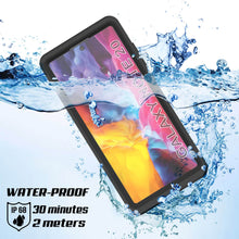 Load image into Gallery viewer, Galaxy Note 20 Waterproof Case, Punkcase Studstar Clear Thin Armor Cover (Color in image: black)
