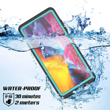 Load image into Gallery viewer, Galaxy Note 20 Waterproof Case, Punkcase Studstar Series Teal Thin Armor Cover (Color in image: black)
