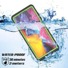 Load image into Gallery viewer, Galaxy Note 20 Waterproof Case, Punkcase Studstar Light Green Thin Armor Cover (Color in image: black)
