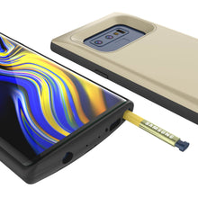 Load image into Gallery viewer, Galaxy Note 9 5000mAH Battery Charger W/ USB Port Slim Case [Gold] (Color in image: Black)
