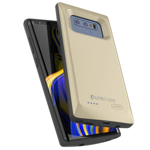 Galaxy Note 9 5000mAH Battery Charger W/ USB Port Slim Case [Gold] 