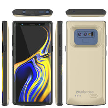 Load image into Gallery viewer, Galaxy Note 9 5000mAH Battery Charger W/ USB Port Slim Case [Gold] 
