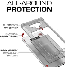 Load image into Gallery viewer, Galaxy Note 9 Case,Ghostek Covert 2 TPU Bumper Frame [Shockproof] | Pink 
