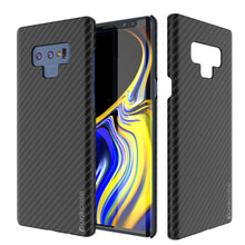 Cargar imagen en el visor de la galería, Galaxy Note 9 Case, Punkcase CarbonShield, Heavy Duty &amp; Ultra Thin Cover (Color in image: Black)
