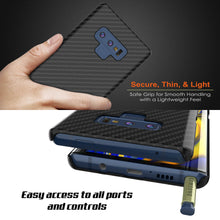 Cargar imagen en el visor de la galería, Galaxy Note 9 Case, Punkcase CarbonShield, Heavy Duty &amp; Ultra Thin Cover 
