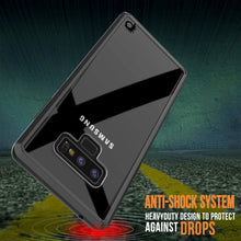 Cargar imagen en el visor de la galería, Galaxy Note 9 Case, PUNKcase [LUCID 2.0 Series] [Slim Fit] Armor Cover W/Integrated Anti-Shock System [Black] (Color in image: Light Blue)
