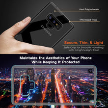 Load image into Gallery viewer, Galaxy Note 9 Case, PUNKcase [LUCID 2.0 Series] [Slim Fit] Armor Cover W/Integrated Anti-Shock System [Crystal Black] (Color in image: Crystal Pink)
