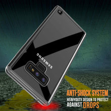 Load image into Gallery viewer, Galaxy Note 9 Case, PUNKcase [LUCID 2.0 Series] [Slim Fit] Armor Cover W/Integrated Anti-Shock System [Crystal Black] (Color in image: White)
