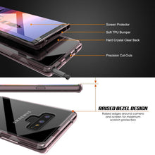 Cargar imagen en el visor de la galería, Galaxy Note 9 Case, PUNKcase [LUCID 2.0 Series] [Slim Fit] Armor Cover W/Integrated Anti-Shock System [Crystal Pink] (Color in image: Clear)
