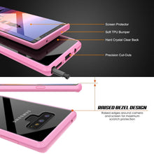 Cargar imagen en el visor de la galería, Galaxy Note 9 Case, PUNKcase [LUCID 2.0 Series] [Slim Fit] Armor Cover W/Integrated Anti-Shock System [Pink] (Color in image: Clear)

