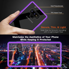 Cargar imagen en el visor de la galería, Galaxy Note 9 Case, PUNKcase [LUCID 2.0 Series] [Slim Fit] Armor Cover W/Integrated Anti-Shock System [Purple] (Color in image: Crystal Pink)
