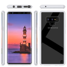 Cargar imagen en el visor de la galería, Galaxy Note 9 Case, PUNKcase [LUCID 2.0 Series] [Slim Fit] Armor Cover W/Integrated Anti-Shock System [White] (Color in image: Crystal Black)

