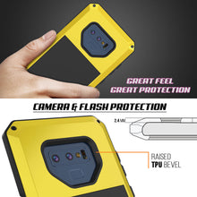 Load image into Gallery viewer, Galaxy Note 9  Case, PUNKcase Metallic Neon Shockproof  Slim Metal Armor Case [Neon] (Color in image: silver)

