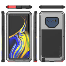 Load image into Gallery viewer, Galaxy Note 9  Case, PUNKcase Metallic Silver Shockproof  Slim Metal Armor Case [Silver] 

