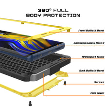 Load image into Gallery viewer, Galaxy Note 9  Case, PUNKcase Metallic Neon Shockproof  Slim Metal Armor Case [Neon] (Color in image: gold)
