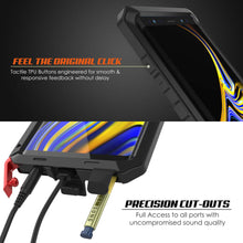 Load image into Gallery viewer, Galaxy Note 9 Case, PUNKcase Metallic Black Shockproof  Slim Metal Armor Case [Black] (Color in image: gold)
