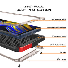 Load image into Gallery viewer, Galaxy Note 9  Case, PUNKcase Metallic Gold Shockproof  Slim Metal Armor Case [Gold] (Color in image: white)
