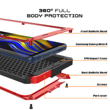 Load image into Gallery viewer, Galaxy Note 9  Case, PUNKcase Metallic Red Shockproof  Slim Metal Armor Case [Red] (Color in image: gold)
