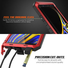 Load image into Gallery viewer, Galaxy Note 9  Case, PUNKcase Metallic Red Shockproof  Slim Metal Armor Case [Red] (Color in image: black)
