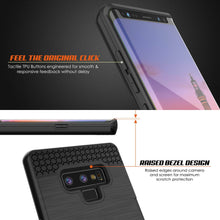 Cargar imagen en el visor de la galería, Galaxy Note 9 Case, PUNKcase [SLOT Series] Slim Fit  Samsung Note 9 [Black] (Color in image: Silver)
