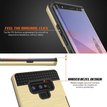 Cargar imagen en el visor de la galería, Galaxy Note 9 Case, PUNKcase [SLOT Series] Slim Fit  Samsung Note 9 [Gold] (Color in image: Black)
