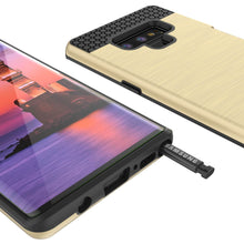 Cargar imagen en el visor de la galería, Galaxy Note 9 Case, PUNKcase [SLOT Series] Slim Fit  Samsung Note 9 [Gold] (Color in image: White)
