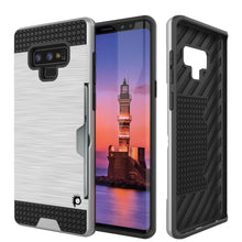 Cargar imagen en el visor de la galería, Galaxy Note 9 Case, PUNKcase [SLOT Series] Slim Fit  Samsung Note 9 [Silver] (Color in image: Silver)
