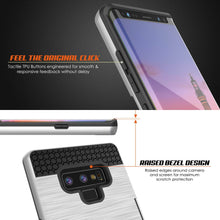 Cargar imagen en el visor de la galería, Galaxy Note 9 Case, PUNKcase [SLOT Series] Slim Fit  Samsung Note 9 [Silver] (Color in image: Black)
