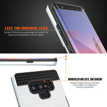 Cargar imagen en el visor de la galería, Galaxy Note 9 Case, PUNKcase [SLOT Series] Slim Fit  Samsung Note 9 [White] (Color in image: Silver)
