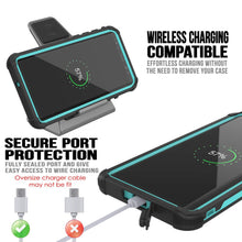 Cargar imagen en el visor de la galería, Punkcase Galaxy Note 9 Waterproof Case [Navy Seal Extreme Series] Armor Cover W/ Built In Screen Protector [Teal] (Color in image: Purple)
