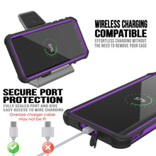 Cargar imagen en el visor de la galería, Punkcase Galaxy Note 9 Waterproof Case [Navy Seal Extreme Series] Armor Cover W/ Built In Screen Protector [Purple] (Color in image: Teal)
