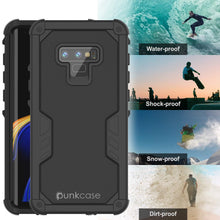 Cargar imagen en el visor de la galería, Punkcase Galaxy Note 9 Waterproof Case [Navy Seal Extreme Series] Armor Cover W/ Built In Screen Protector [Black] (Color in image: Pink)

