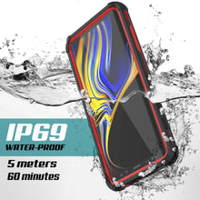 Cargar imagen en el visor de la galería, Punkcase Galaxy Note 9 Waterproof Case [Navy Seal Extreme Series] Armor Cover W/ Built In Screen Protector [Red] (Color in image: Purple)
