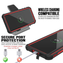 Cargar imagen en el visor de la galería, Punkcase Galaxy Note 9 Waterproof Case [Navy Seal Extreme Series] Armor Cover W/ Built In Screen Protector [Red] (Color in image: White)
