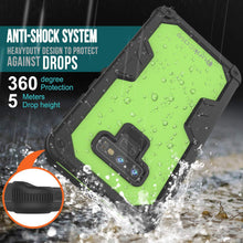 Cargar imagen en el visor de la galería, Punkcase Galaxy Note 9 Waterproof Case [Navy Seal Extreme Series] Armor Cover W/ Built In Screen Protector [Light Green] (Color in image: Teal)
