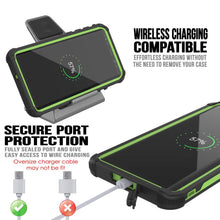 Cargar imagen en el visor de la galería, Punkcase Galaxy Note 9 Waterproof Case [Navy Seal Extreme Series] Armor Cover W/ Built In Screen Protector [Light Green] (Color in image: Purple)
