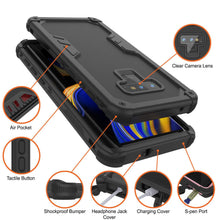 Cargar imagen en el visor de la galería, Punkcase Galaxy Note 9 Waterproof Case [Navy Seal Extreme Series] Armor Cover W/ Built In Screen Protector [Black] (Color in image: Teal)
