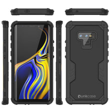 Cargar imagen en el visor de la galería, Punkcase Galaxy Note 9 Waterproof Case [Navy Seal Extreme Series] Armor Cover W/ Built In Screen Protector [Black] (Color in image: Clear)
