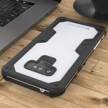Cargar imagen en el visor de la galería, Punkcase Galaxy Note 9 Waterproof Case [Navy Seal Extreme Series] Armor Cover W/ Built In Screen Protector [White] (Color in image: Clear)
